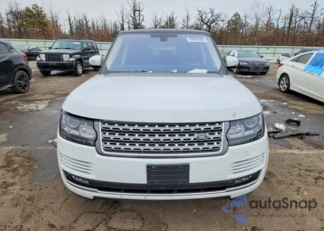 2016 Land Rover Range Rover Hse z USA, uszkodzony, nr VIN SALGS2VF3GA263114